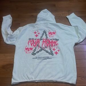 boohooman cropped hoodie